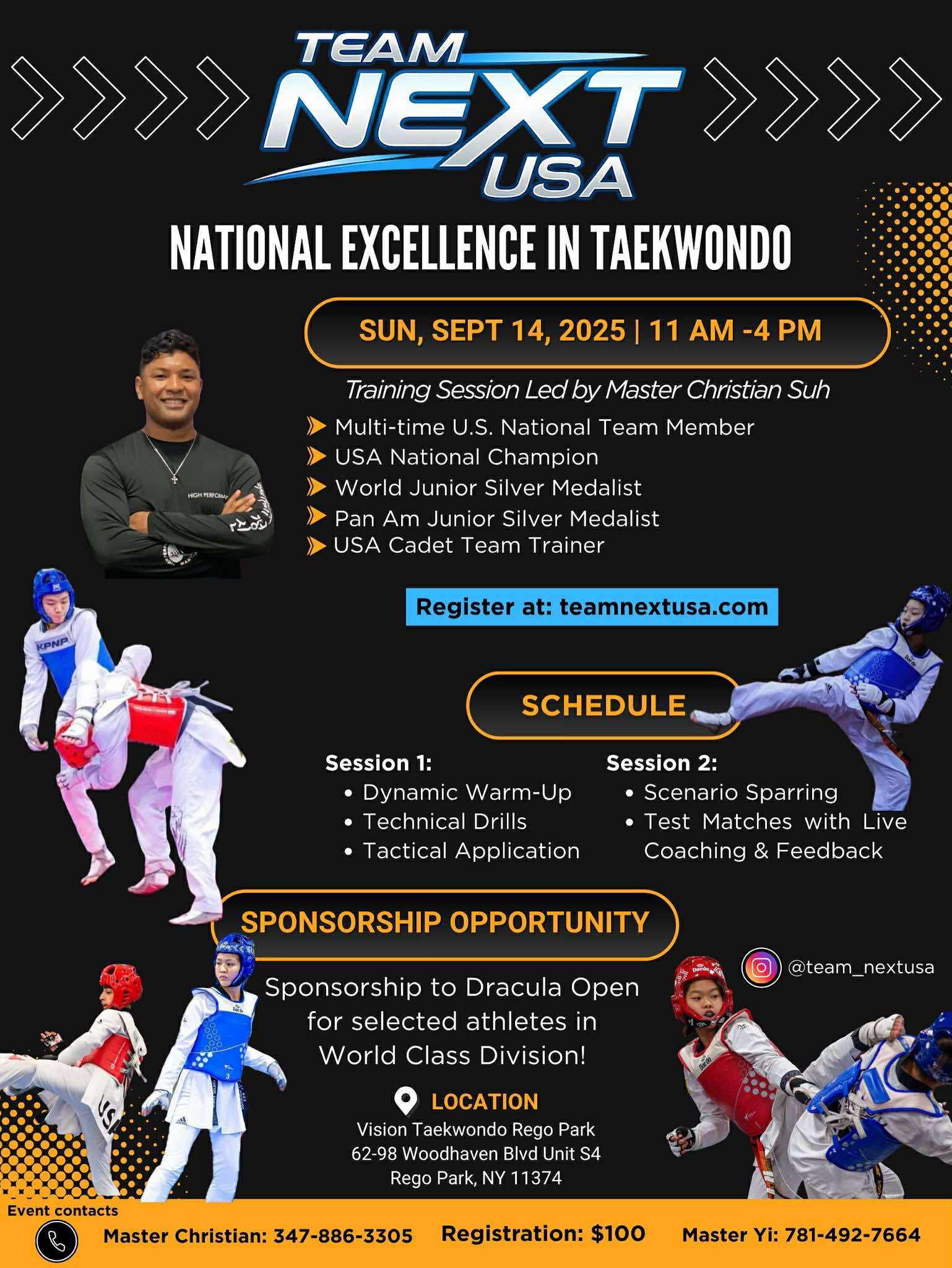 September 14 Training Session